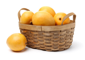 mangos on a white background 
