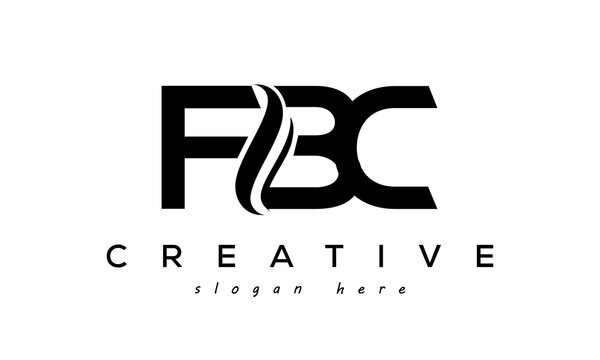 Letter FBC creative logo design vector