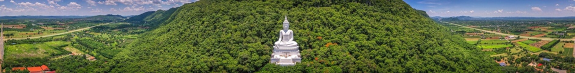 Fototapeta premium Wat Thep Phithak Punnaram in Nakhon Ratchasima, Thailand
