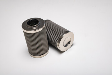 oil filters for cars on a white background