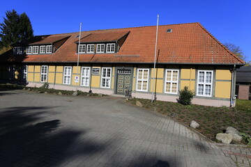 Teilansicht des Bieneninstitutes in Celle. Celle, Niedersachsen, Deutschland, Europa  --
Partial view of the apiary in Celle. Celle, Lower Saxony, Germany, Europe 