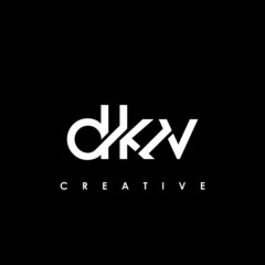 DKV Letter Initial Logo Design Template Vector Illustration