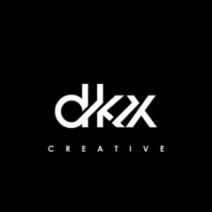 DKX Letter Initial Logo Design Template Vector Illustration