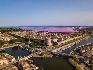 Fototapeta premium Aigues-Mortes and the 
