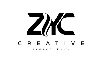 ZYC creative luxury logo design