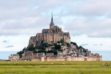 Mont Saint-Michel, in Normandy - obrazy, fototapety, plakaty