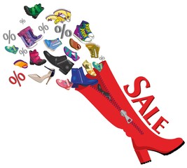 quick purchases sale of various shoes