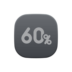 60% - Sticker