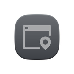 Obraz premium Site Location - Sticker