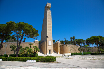 Brindisi, Apulien, Salento Ehrenmal für den italienischen Seemann, 1933 errichtet