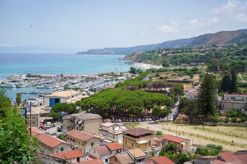 Naklejka na ściany i meble marina in Tropea, Calabria, Italy