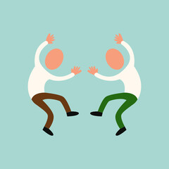 People Dance Illustration
