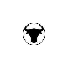 bull head vector logo
