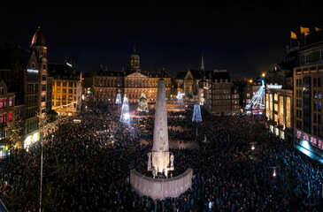 New Year above Amsterdam