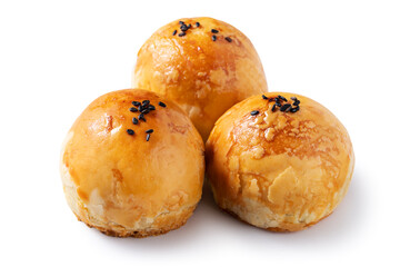 Moon cake yolk pastry for Mid-Autumn Festival holiday.