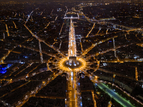 Fototapeta Street lights of Paris