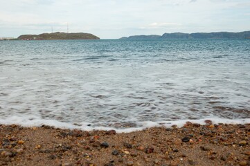beach and sea in summer