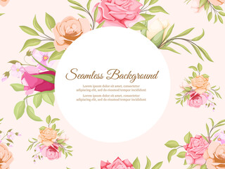 Floral Background Template Design