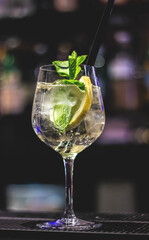 Hugo cocktail, delicious Italian sparkling aperitif