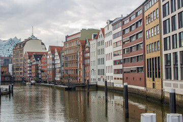 Hamburg City center in Germany