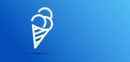 sfondo, icona, gelato, gelateria