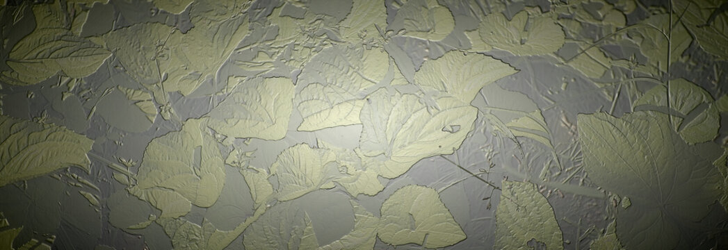 textured background with pattern of  leaves	
