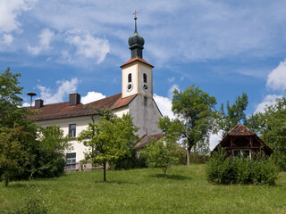 Kirchlein am Altm&uuml;hltal-Radweg (Franken)
