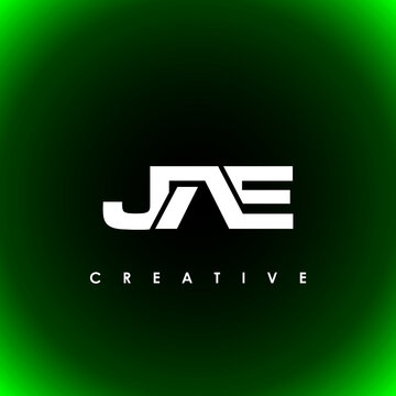 JAE Letter Initial Logo Design Template Vector Illustration