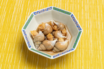 北陸の郷土料理・バイ貝の煮付け