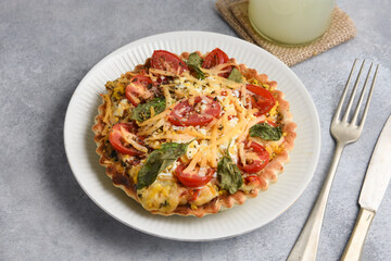 tarta de verduras