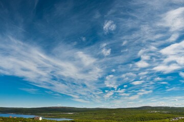 landscape with clouds