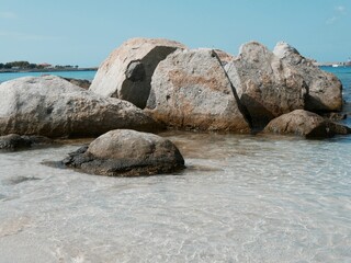 rocks on the beach