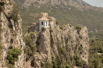 Fototapeta na wymiar Castillo de Guadalest en Alicante, España