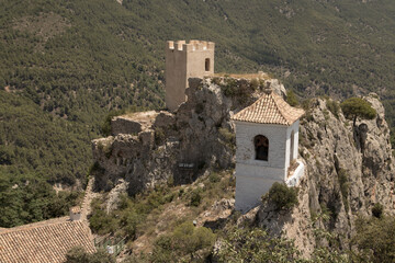 Fototapeta na wymiar Castillo de Guadalest en Alicante, España