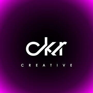 CKR Letter Initial Logo Design Template Vector Illustration