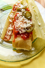 Chili Cheese Corn Tamale