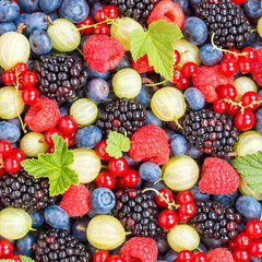 Berries fruits berry fruit strawberries strawberry blueberries blueberry square background