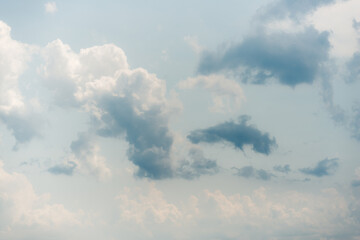 clouds over the lake