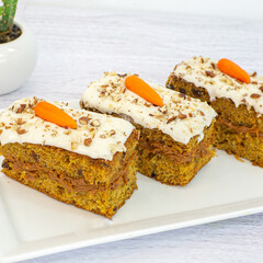 
Carrot cake dessert