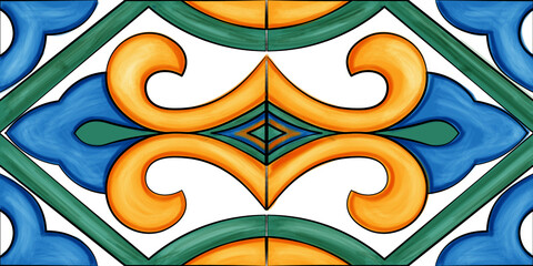 Ceramiche artistiche di Caltagirone Sicilia Italia Mattonelle Scala Matrice Scala Maria Santissima del Monte © Haller Tornello