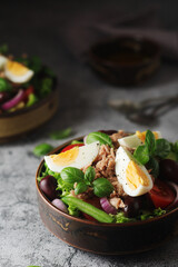 Nicoise salad - traditional French dish