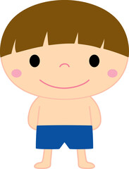 水泳をする子供