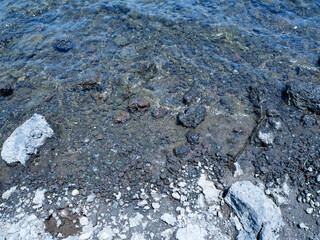 波打ち際の水辺