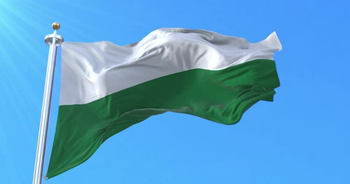 Pando Department Flag, Bolivia. Loop