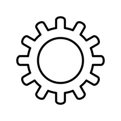 Setting Linear Vector Icon Design