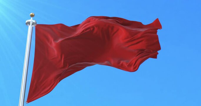 Oruro Department Flag, Bolivia. Loop