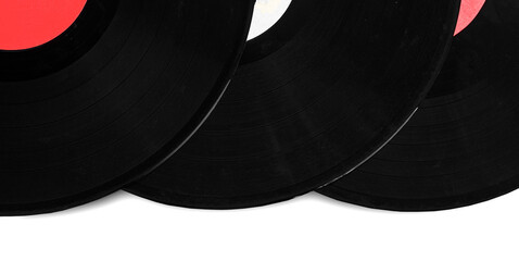 Three gramophone records