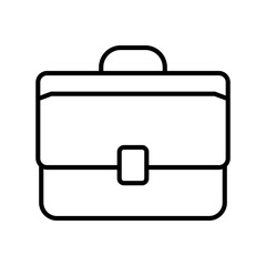 Brief Case Linear Vector Icon Design