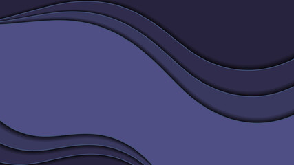 Beautiful blue-gray wavy background. Vector image.