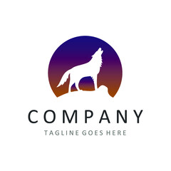 Wolf Logo Template